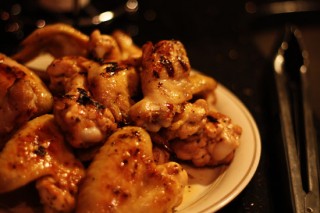 spicy honey and lime wings
