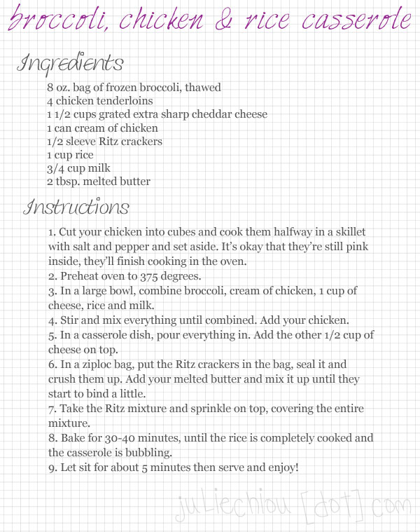 recipe