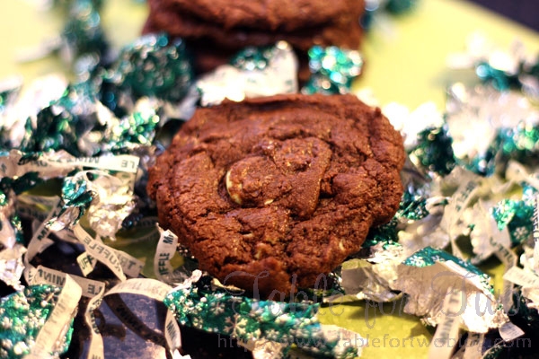 mint truffle cookies