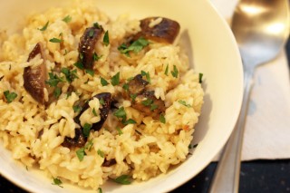 mushroom risotto
