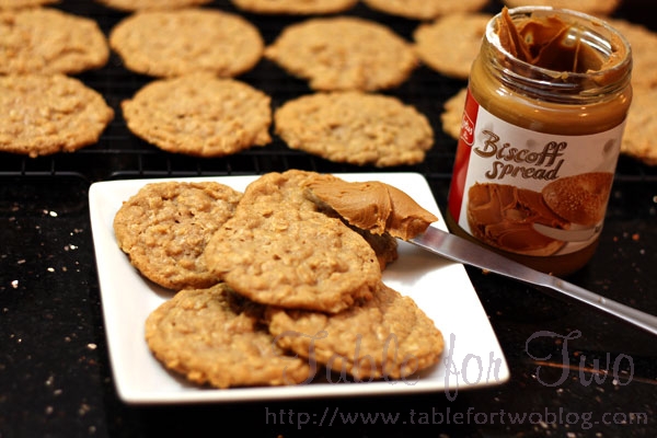 biscoff oatmeal cookies