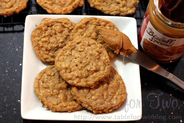 biscoff oatmeal cookies