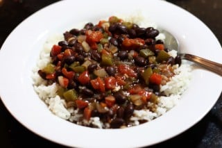 black beans & rice