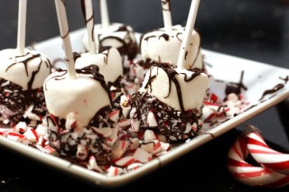 peppermint chocolate marshmallows