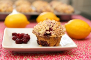 raspberry lemon muffins