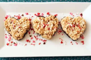 heart rice krispies