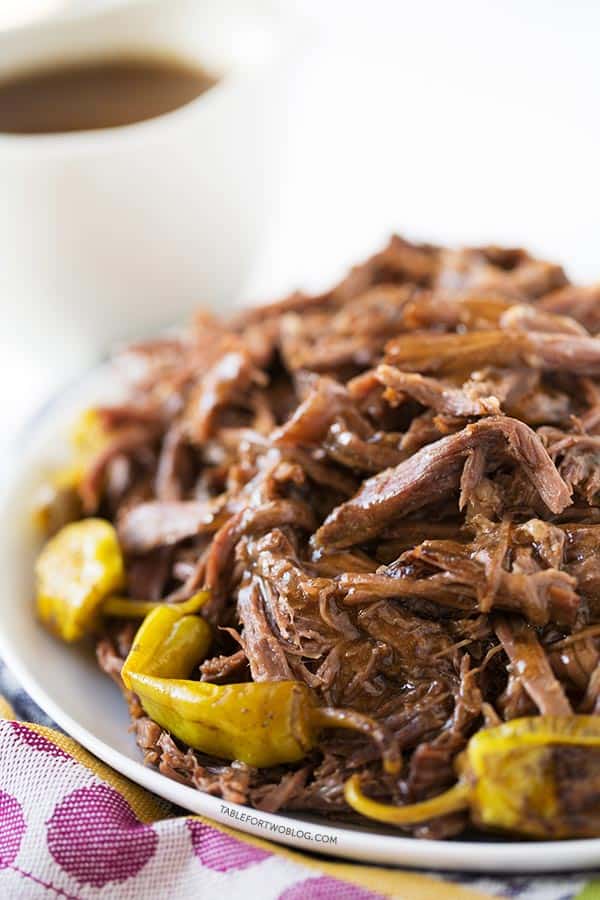 This Mississippi Roast involves a slow cooker, five simple ingredients, zero effort, 100% dinner & leftover satisfaction!