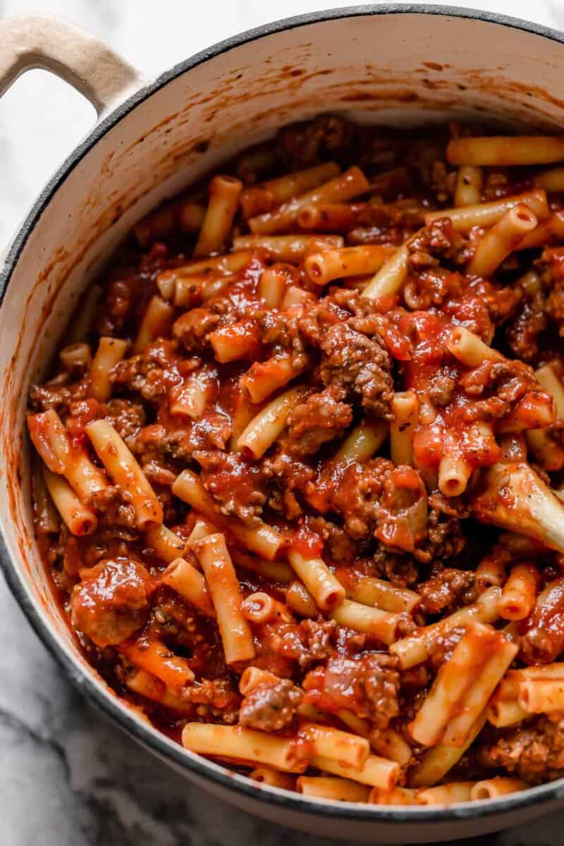 Baked Ziti - Comforting Baked Pasta Casserole Dish for Cooler Weather