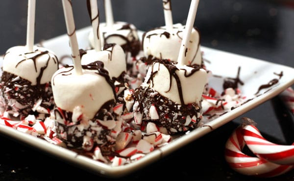 peppermint chocolate marshmallows