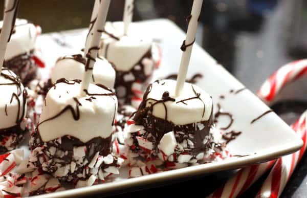 peppermint chocolate marshmallows