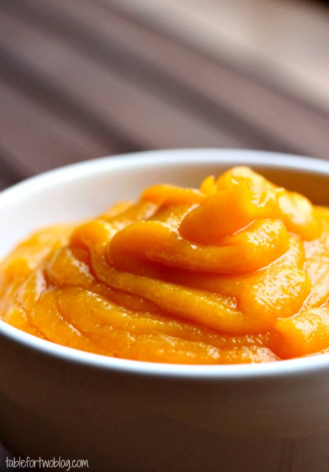 butternut squash purée