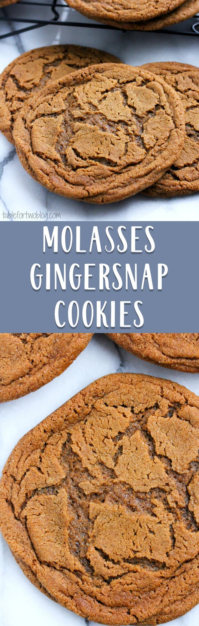 Molasses ginger cookies are soft and chewy with the perfect amount of ginger flavor