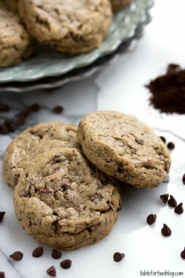 Cafe Mocha Cookies from www.tablefortwoblog.com