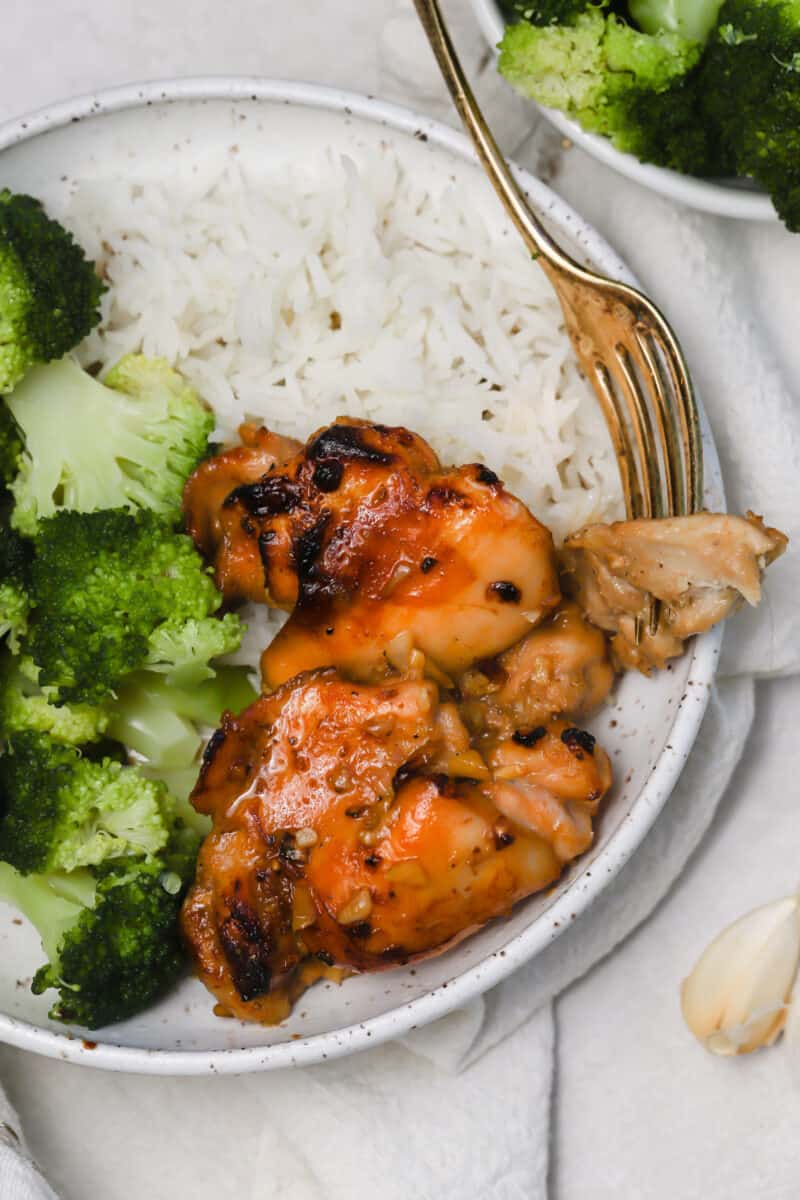 This honey soy chicken is easy to put together and has a great Asian flavor profile for those nights you feel like giving a little pizazz to your dinner!