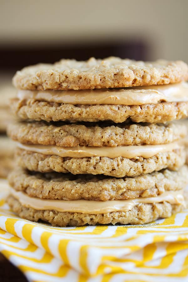 Peanut Butter Sandwich Cookies from www.tablefortwoblog.com