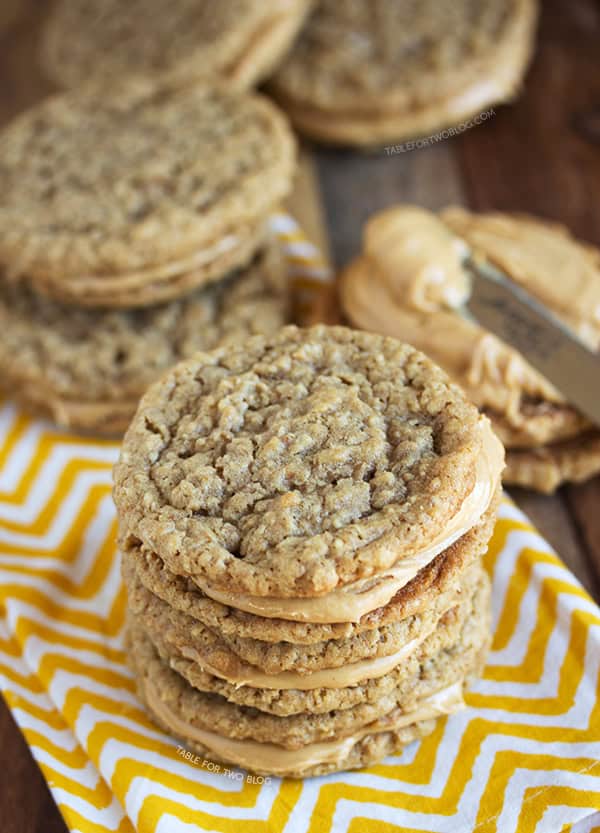 Peanut Butter Sandwich Cookies from www.tablefortwoblog.com