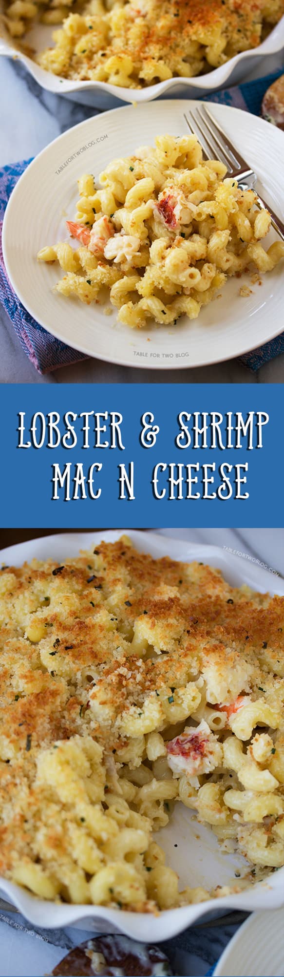 Get your monies worth and make this lobster and shrimp mac 'n cheese at home! You can have a bite of seafood in EVERY bite instead of restaurants skimping on you!