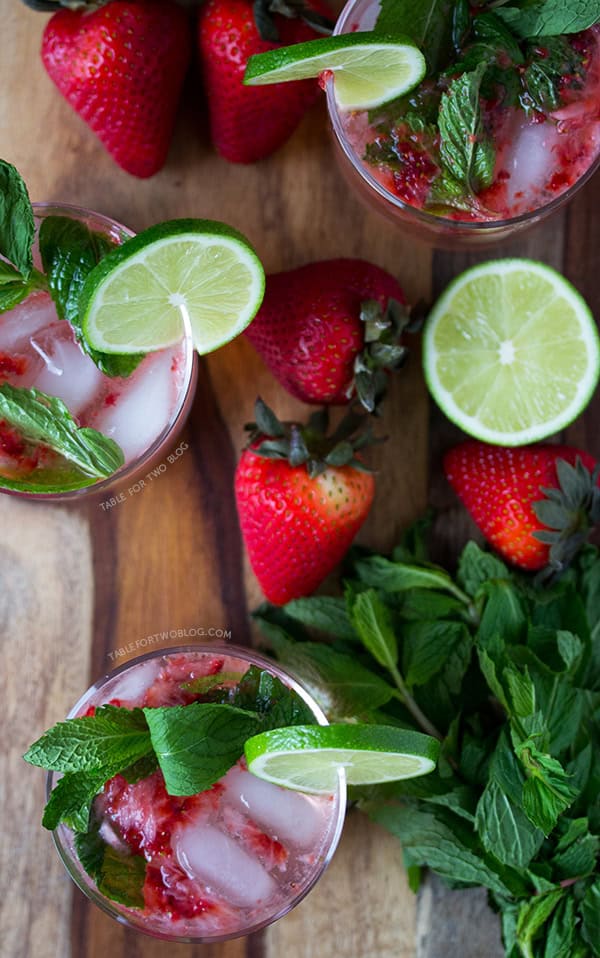 Strawberry Mojitos - Table for Two® by Julie Wampler