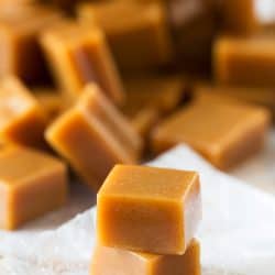 Apple Cider Caramels | tablefortwoblog.com