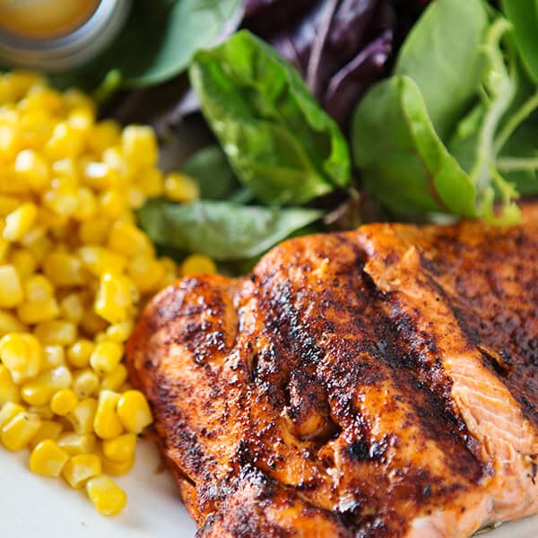 Grilled Coho Salmon | tablefortwoblog.com