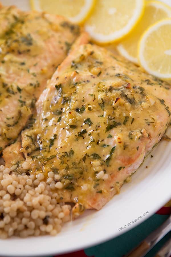 This Baked Salmon with Honey Dijon and Garlic won me a trip to Paris! Imagine what this will do on your dinner table if you made it!