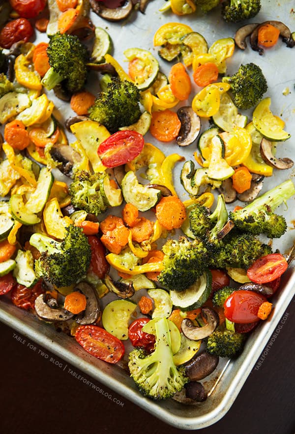 How To Roast Vegetables | tablefortwoblog.com