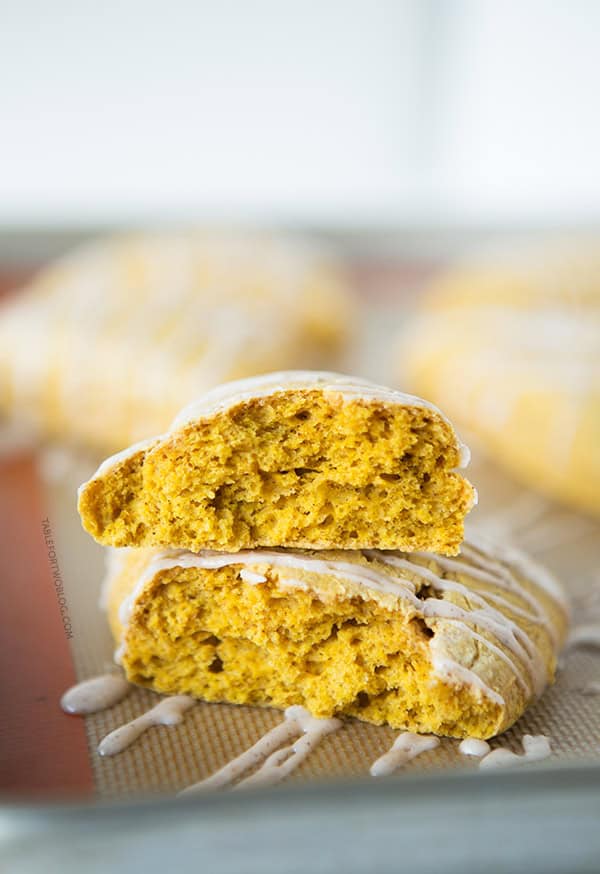 Starbucks Copycat Pumpkin Scones | tablefortwoblog.com