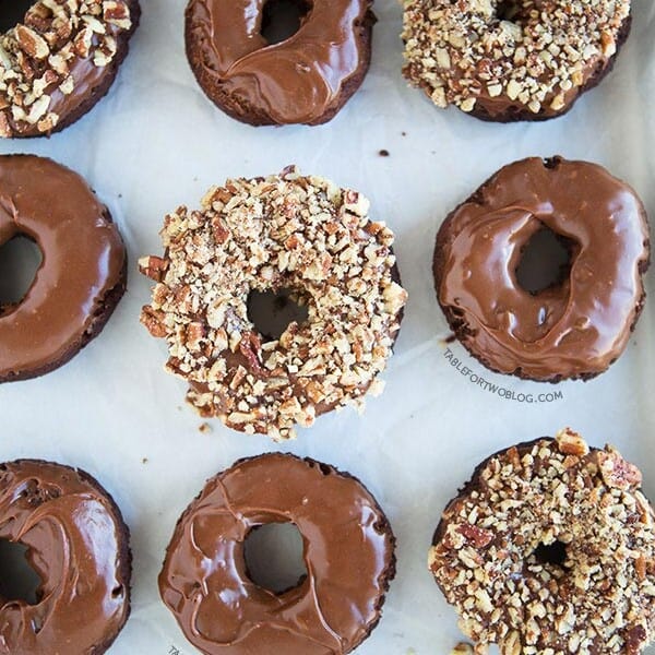 Chocolate chocolate donuts