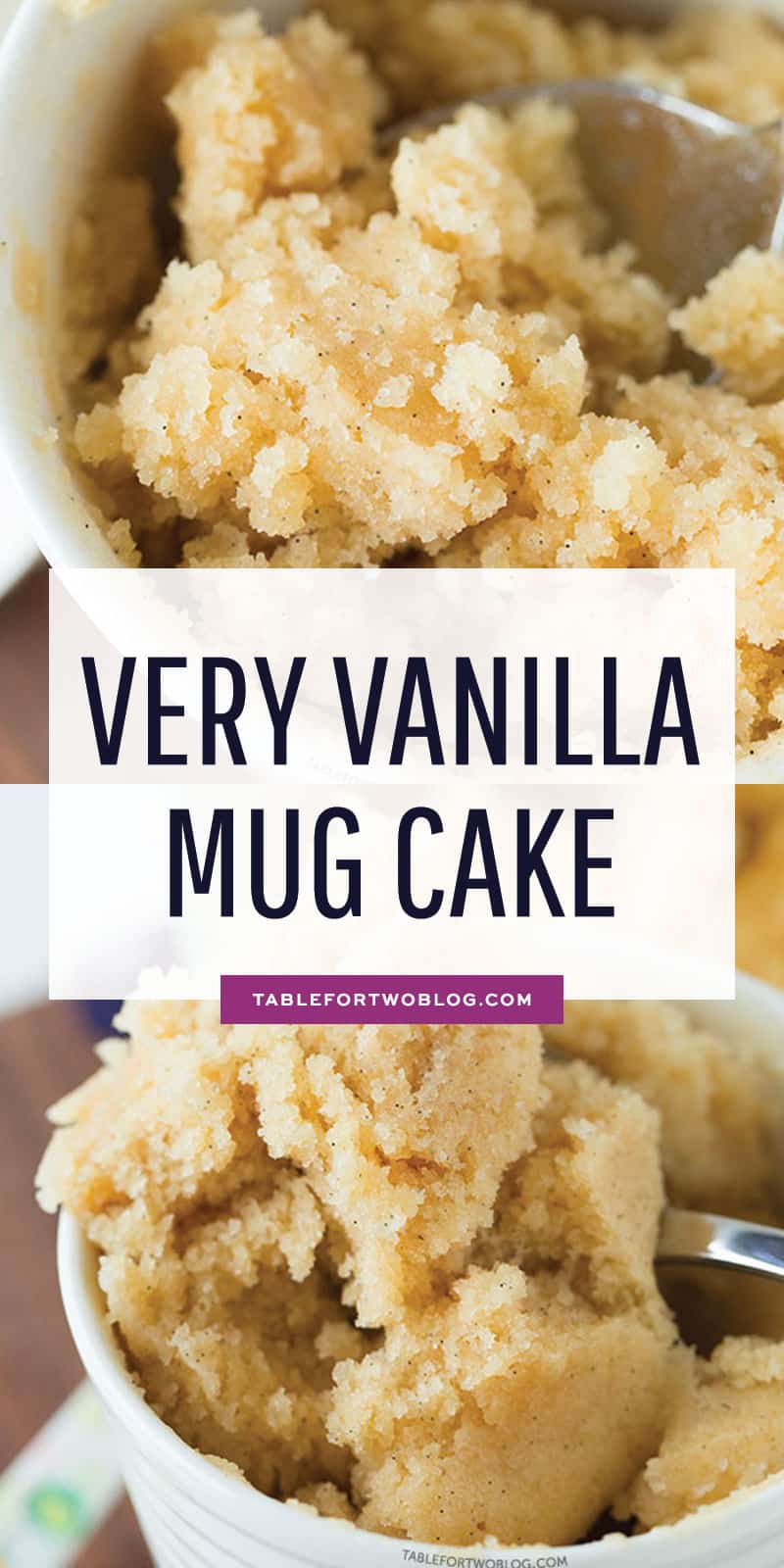 The Moistest Very Vanilla Mug Cake - Single-Serving ...