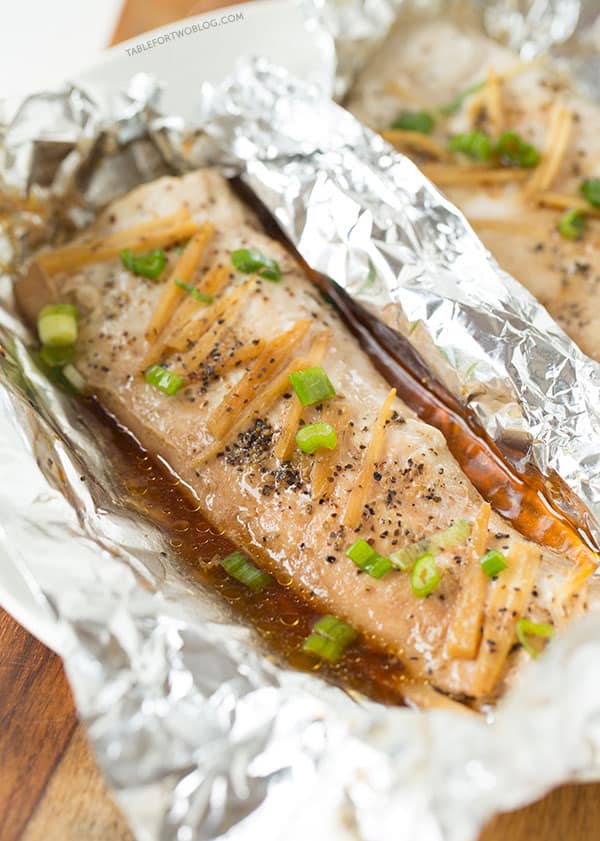 If you're in a pinch, like Asian flavors, and looking for a super simple weeknight meal, this ginger soy sesame fish in a pouch is for you! If you're in a pinch, like Asian flavors, and looking for a super simple weeknight meal, this ginger soy sesame fish in a pouch is for you!