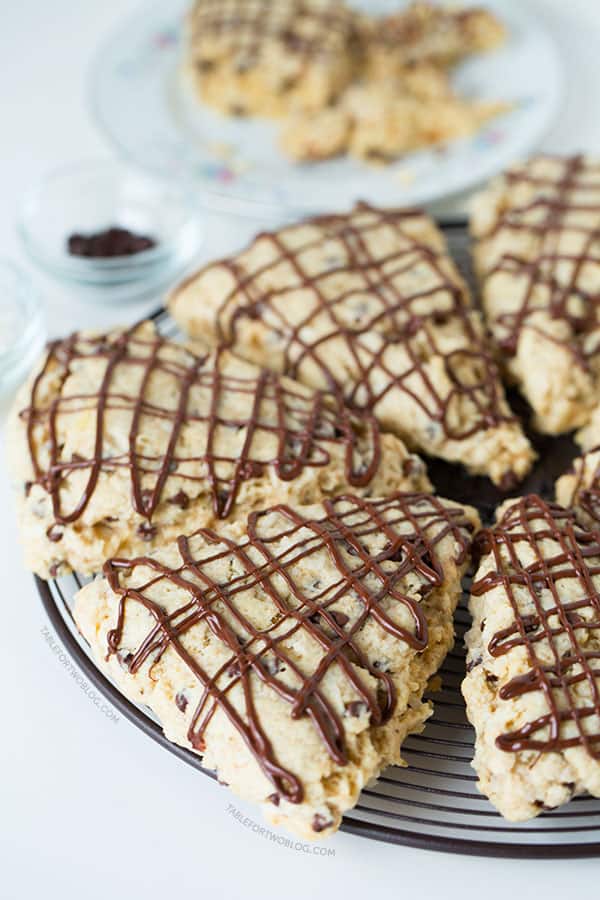 These chocolate coconut scones are great to have in the mornings with your cup of coffee or tea!