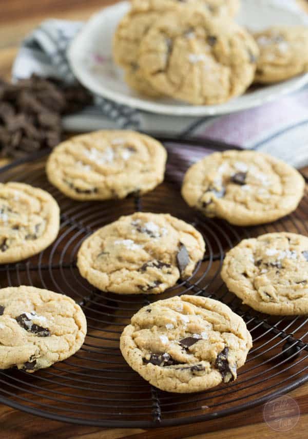 Salted Chocolate Chunk Cookies are for the sweet and salty lovers!