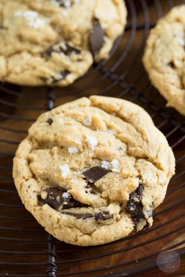 Salted Chocolate Chunk Cookies are for the sweet and salty lovers!