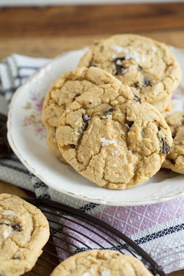 Salted Chocolate Chunk Cookies are for the sweet and salty lovers!