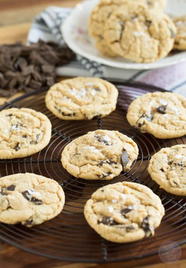 Salted Chocolate Chunk Cookies are for the sweet and salty lovers!