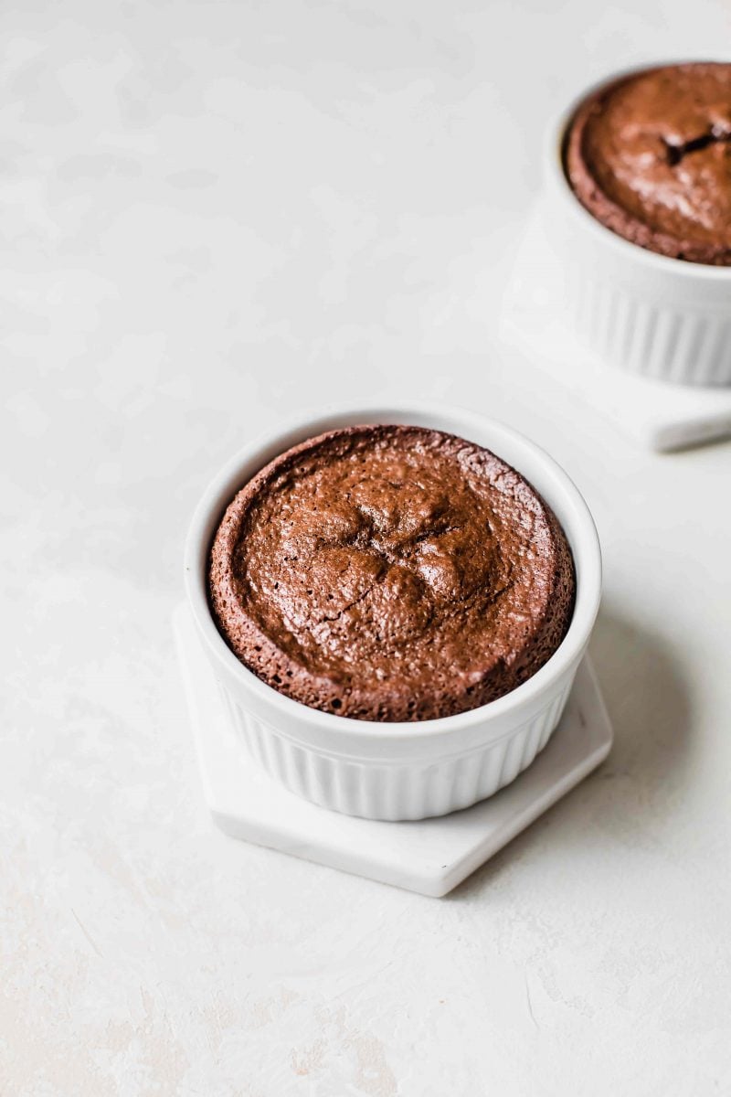 A decadent and rich molten lava cake for two! You'll love breaking into this!