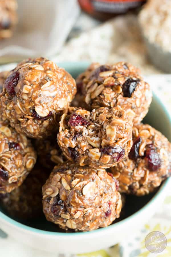 No-bake chocolate peanut butter oat snack bites are the perfect on-the-go snack for busy lives!