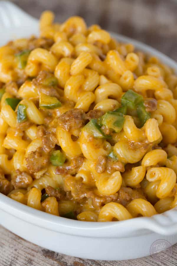 Chorizo mac and cheese is a fun spin on the classic mac and cheese. The spiciness of the chorizo mixed in with the creamy cheese is pasta perfection!