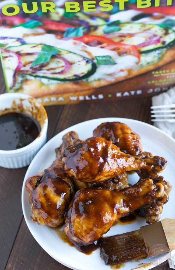 Honey balsamic drumsticks are less than 400 calories but don't let that fool you! They're PACKED with flavor and so moist and juicy!