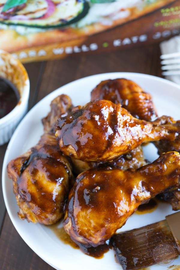 Honey balsamic drumsticks are less than 400 calories but don't let that fool you! They're PACKED with flavor and so moist and juicy!