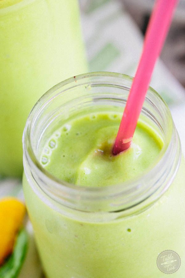 The perfect peachy green smoothie to give you that midday kick! Sneak those veggies into this smoothie and your kids will NEVER know!
