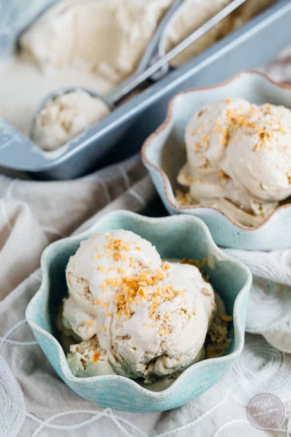 This paleo-friendly coffee coconut milk ice cream is a dream! You'll want to whip up a batch and have a couple scoops before it disappears!