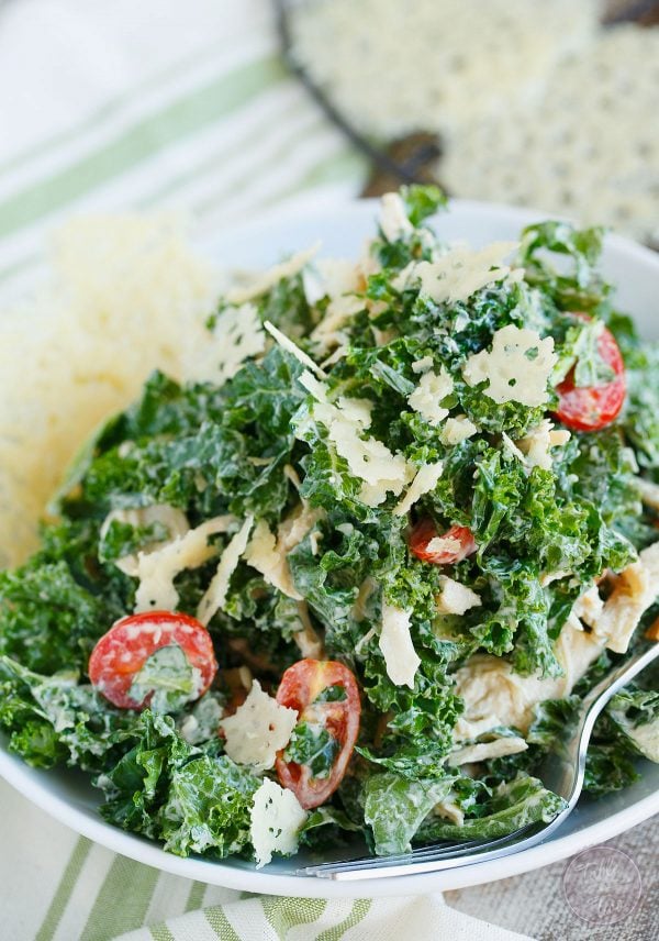 This salad will be your new obsession! Based off of Sweetgreen's kale caesar, you will wonder how you've lived without this salad for so long!