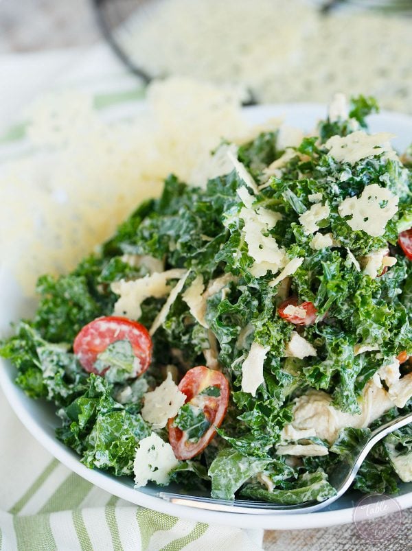 This salad will be your new obsession! Based off of Sweetgreen's kale caesar, you will wonder how you've lived without this salad for so long!