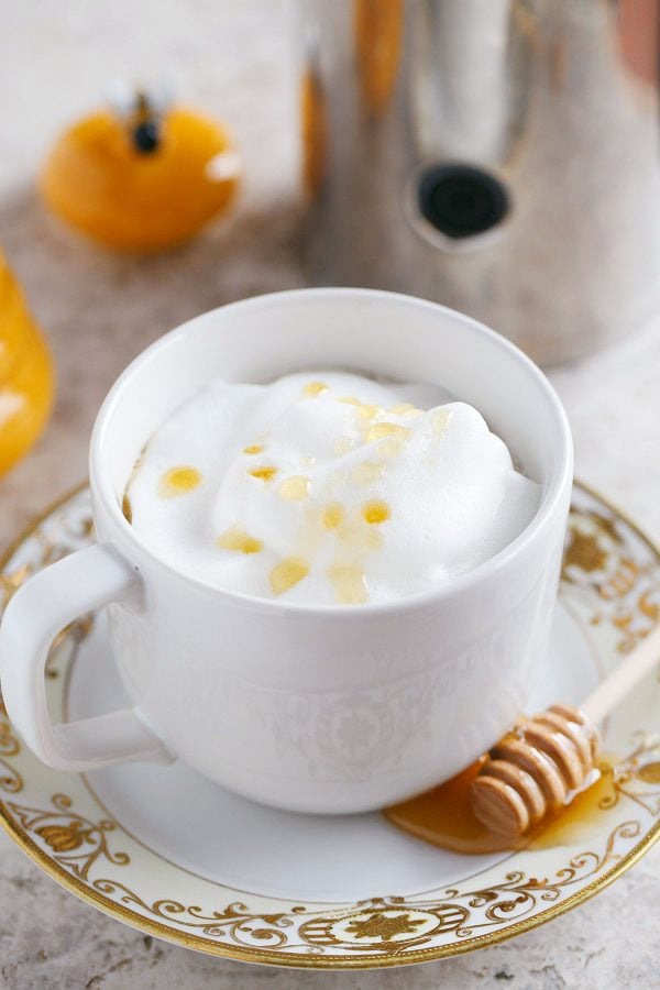 This honey cream latte is a unique take on latte. The honey floral notes will make your next cup of latte that much better!