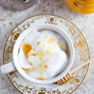 This honey cream latte is a unique take on latte. The honey floral notes will make your next cup of latte that much better!