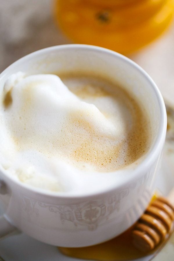 This honey cream latte is a unique take on latte. The honey floral notes will make your next cup of latte that much better!