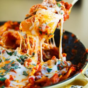 Ditch that casserole dish and grab your skillet! This ultimate skillet lasagna is going to change the way you make lasagna forever!