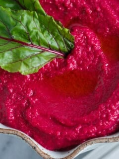 Your tastebuds won't miss a beet when you make this beet hummus! Its vibrant color will attract anyone over to dip to their heart's content!