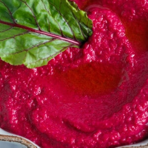 Your tastebuds won't miss a beet when you make this beet hummus! Its vibrant color will attract anyone over to dip to their heart's content!